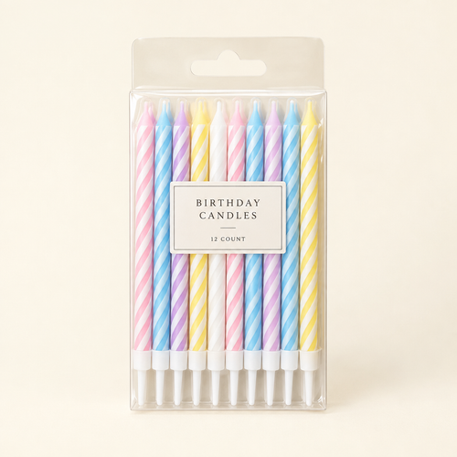 Birthday candles retail pack