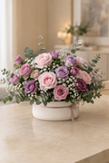 Lavender rose apology arrangement