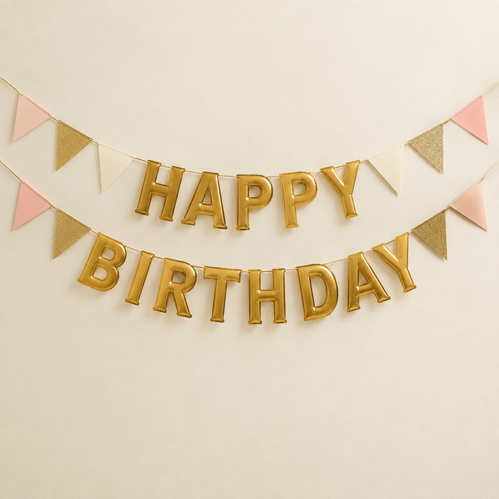 Happy Birthday party banner
