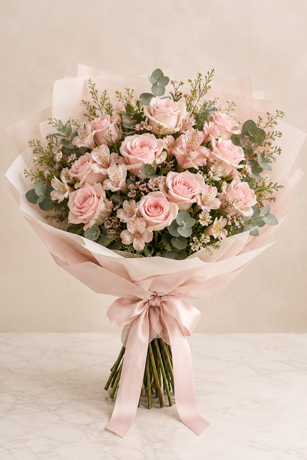 Pink Elegance Bouquet – Premium Florist Photography