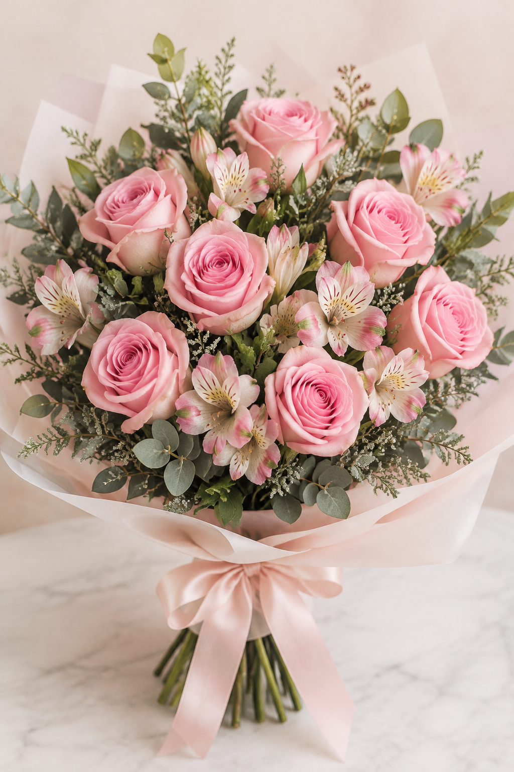 Pink Elegance Posy