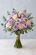 Lilac Whisper – Lavender & Blush Rose Bridal Bouquet
