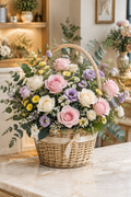 Garden Harvest – Luxury Wicker Basket Arrangement