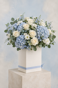 Baby Blue Bliss – Hydrangea & Rose Keepsake Box