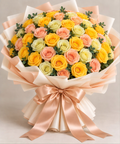 Citrus Kiss – Yellow & Peach Flowers
